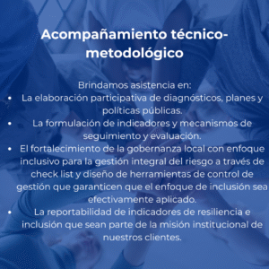 Acompañamiento técnico-metodológico