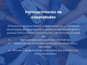 Fortalecimiento de capacidades